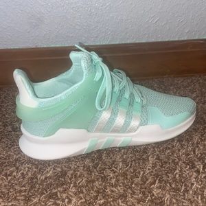 Adidas EQT clear mint tennis shoes